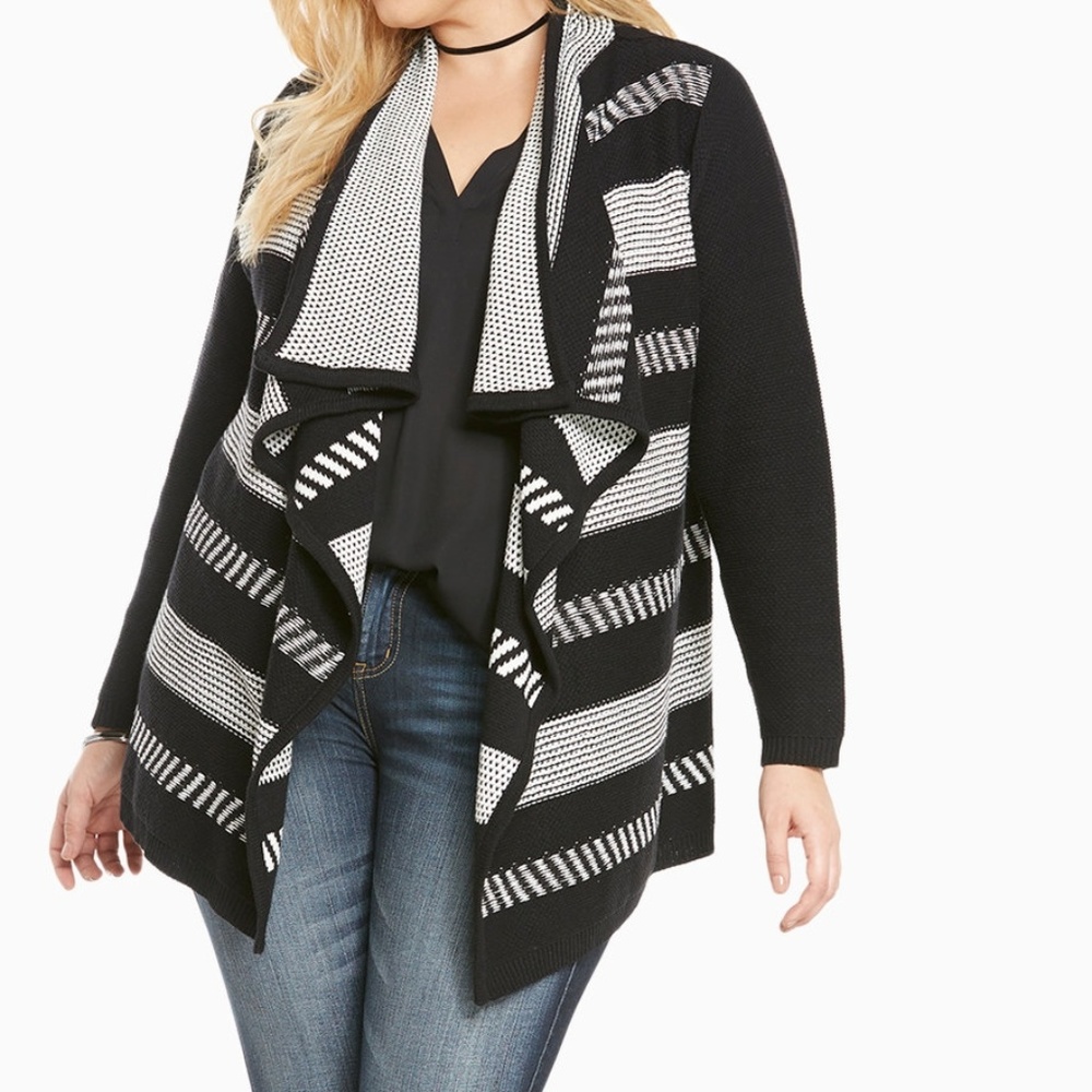 Torrid SWEATER Draped Open Front 0/2/3/4/5X PLUS